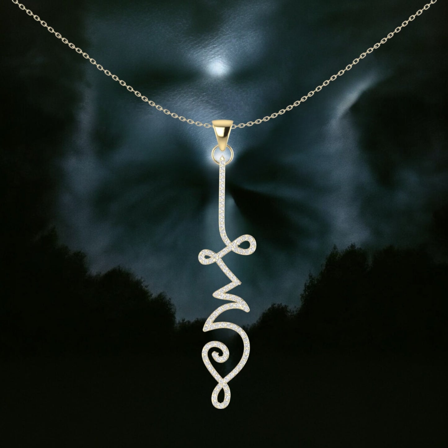 The Ana/Unalome Necklace Initial Investment